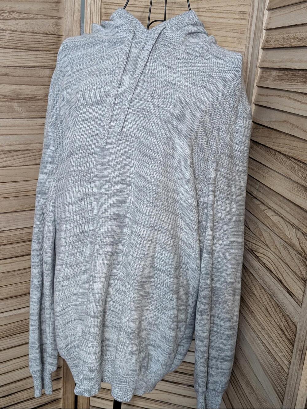 Men’s sweater Sz XL Macys Sun and‎ Stone Gray business casual Fisherman style